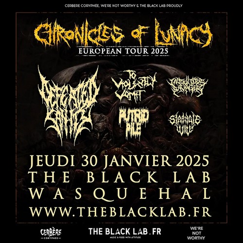 Defeated_Sanity_-_Strangle_Wire_-_To_Violently_Vomit_-_Putrid_Pile_-_Iniquitous_savagery_Black_Lab_Wasquehal_20250130